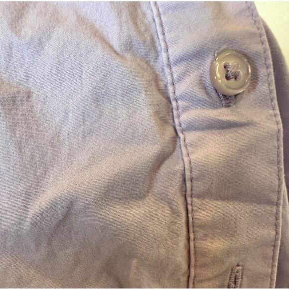 Thakoon Lavender Midi Shirt Dress MEDIUM Sleeveless Cotton Cottage Designer $345 - Picture 11 of 11